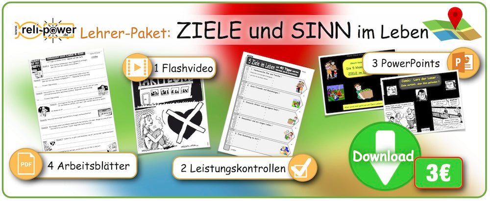 Lehrer-Paket: ZIELE und SINN im Leben