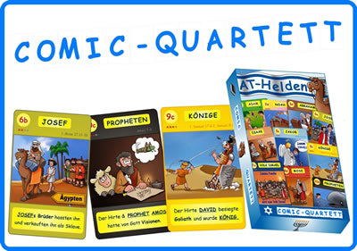 AT-Helden Comic-QUARTETT: Das Alte Testament kinderleicht kennenlernen