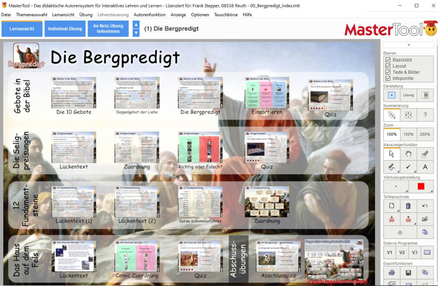 Lehrer-Paket: BERGPREDIGT und Seligpreisungen